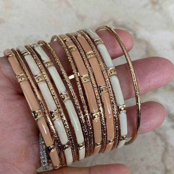 13 Bangles Good Tone & Enamel - Picture 4 of 5